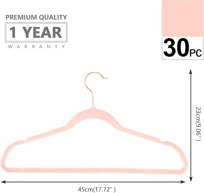 MIZGI Premium Velvet Hangers Heavy Duty - Image 6