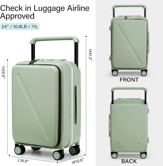 MILADA Wide Handle Luggage - Image 3