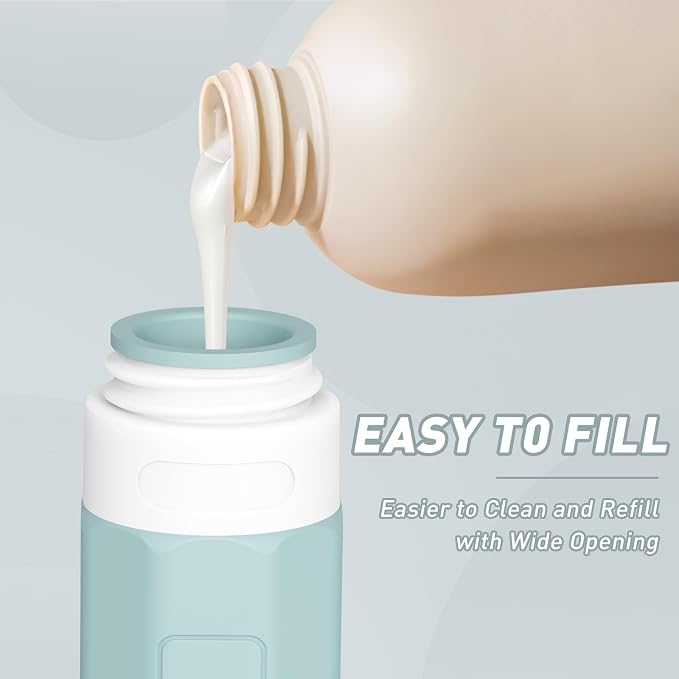 Redfly Travel Bottles for Toiletries, Tsa Approved 3oz Travel Size Containers - Image 2
