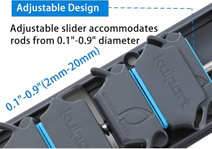 Fishing Rod Holder, Wall-Mounted Fishing Rod Rack Vertical Fishing Pole Holder - Image 7