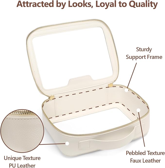PACKISM Large Clear Makeup Bag - Image 3