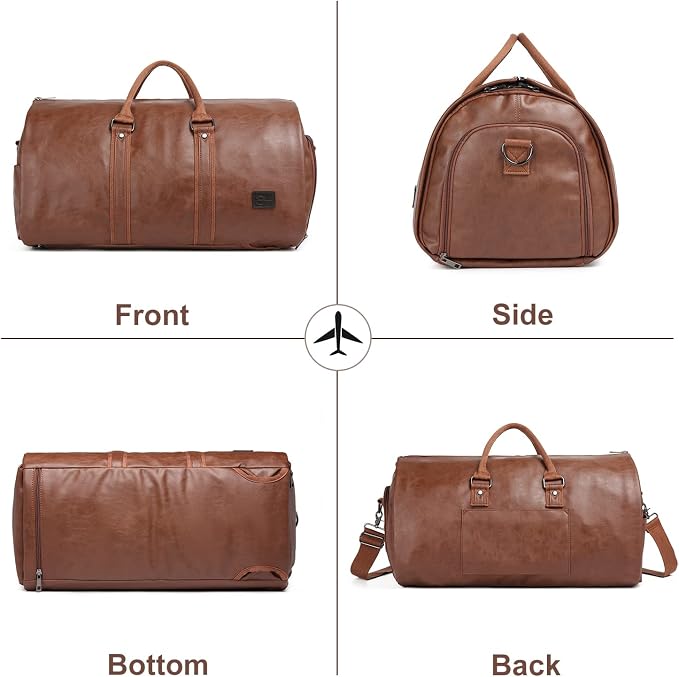 seyfocnia Convertible Travel Garment Bag, Carry on Garment Duffel Bag - Image 8