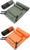Eunzel 2 Pack Quick Dry Camping Towel, Microfiber Travel Towel 3 Size at 1 Pack by EUNZEL