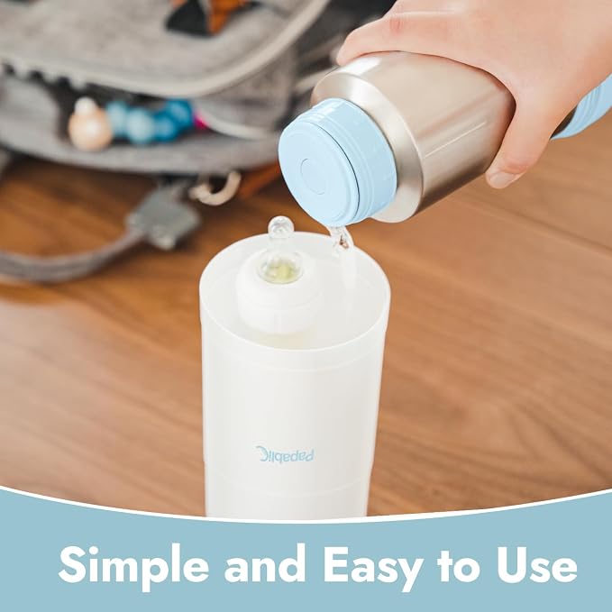 Papablic Portable Travel Baby Bottle Warmer On The Go, Fits Most Car Cup Holders - Image 5