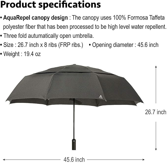 Portobello Large Umbrella For Rain - Image 4