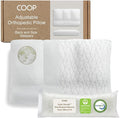Coop Home Goods Adjustable Orthopedic Pillow Queen, Ergonomic Cervical Neck by CoopSleepGoods