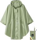 SaphiRose Unisex Rain Poncho Hooded Waterproof Raincoat by SaphiRose