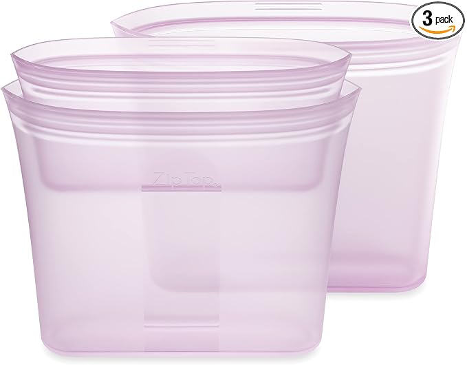 Zip Top Reusable Food Storage Bags | 3 Bag Set by ZipTop