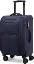 LOVEVOOK Carry On Luggage 22x14x9 Airline Approved, 22 Inch Softside Suitcases by LOVEVOOK