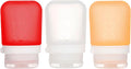 humangear GoToob+ 3-Pack | Refillable Silicone Travel Bottle | Locking Lid | by humangear