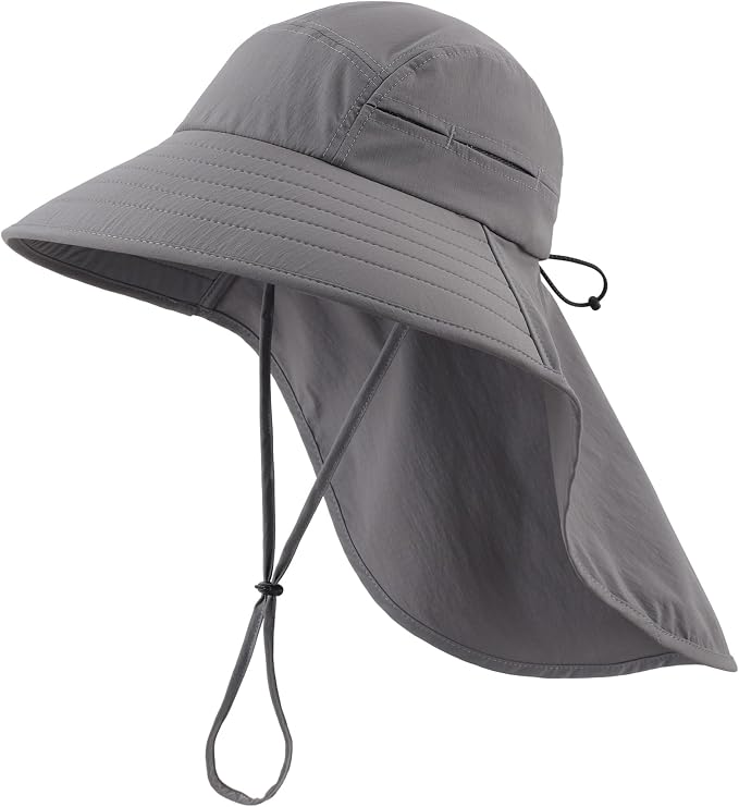 Home Prefer UPF 80+ Sun Hat for Men Women Wide Brim Sun Hat by HomePreferHatsCaps