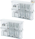 Yesesion 4 Pack Clear Cable Storage Box by Yesesion