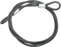 5FT 6mm Stainless Steel Security Cable Lock, Braided Steel Vinyl Coated Safety by Bytiyar
