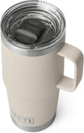YETI Rambler 20 oz Travel Mug, Stainless Steel, Vacuum Insulated by YETI
