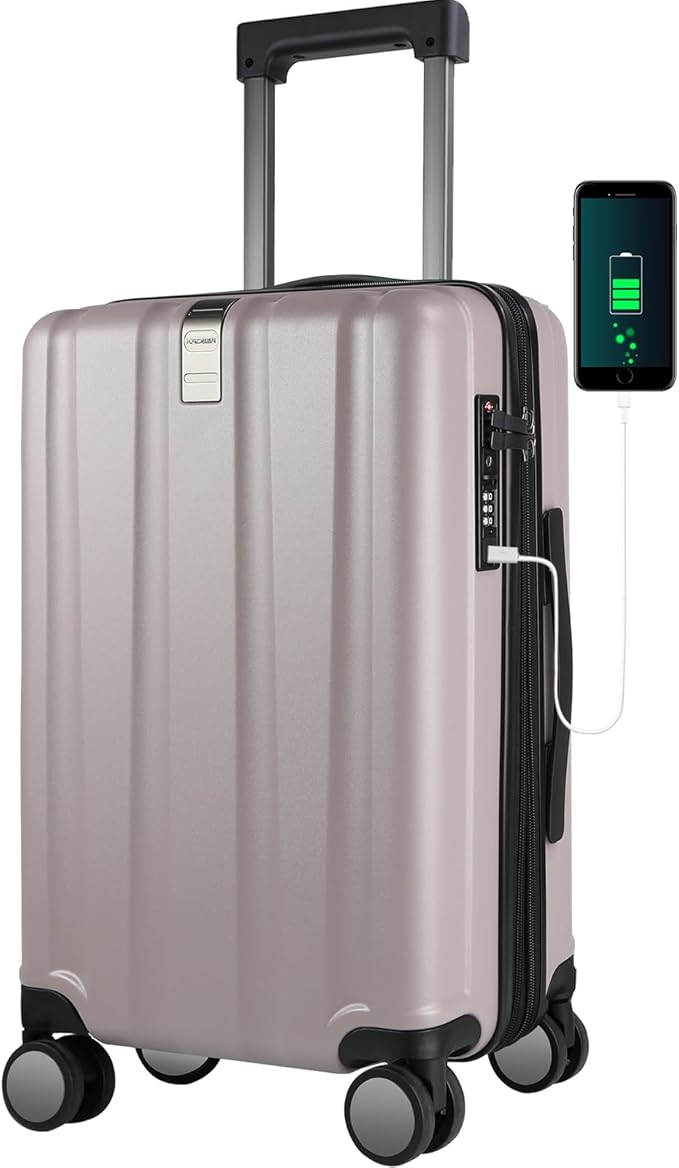 KROSER Hardside Expandable Carry On Luggage by KROSER