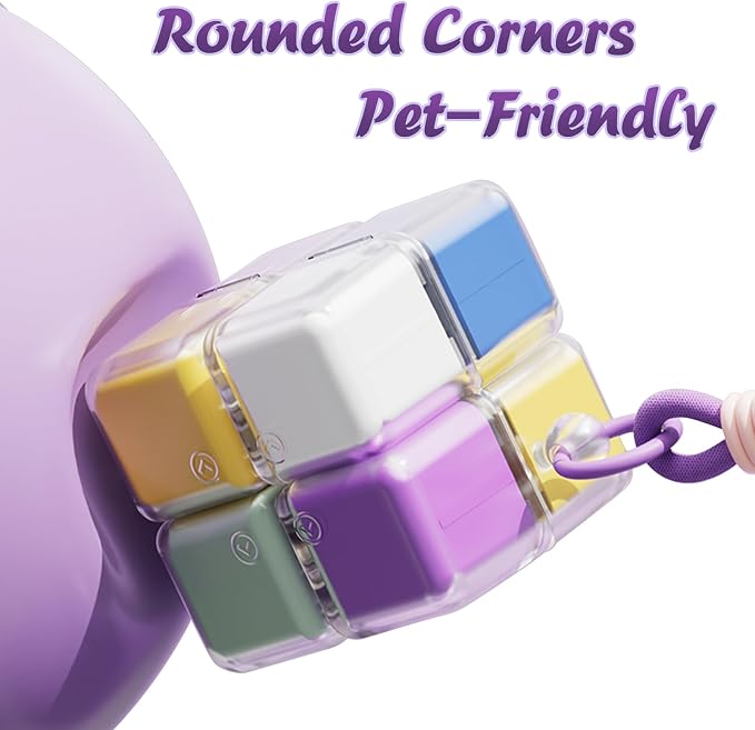 Purse Pill Organizer, Magnetic Cube Cute Pill Box, Pill Compact - Image 6