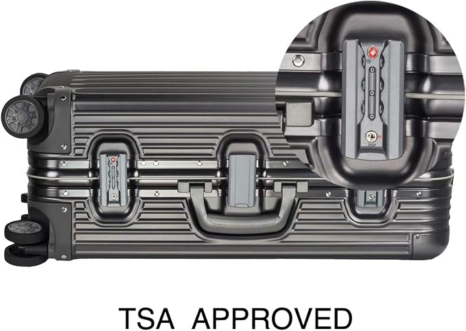 TRAVELKING All Aluminum Carry On Luggage - Image 9