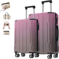Merax Luggage Set 3 Piece Glossy PC Suitcases by Merax