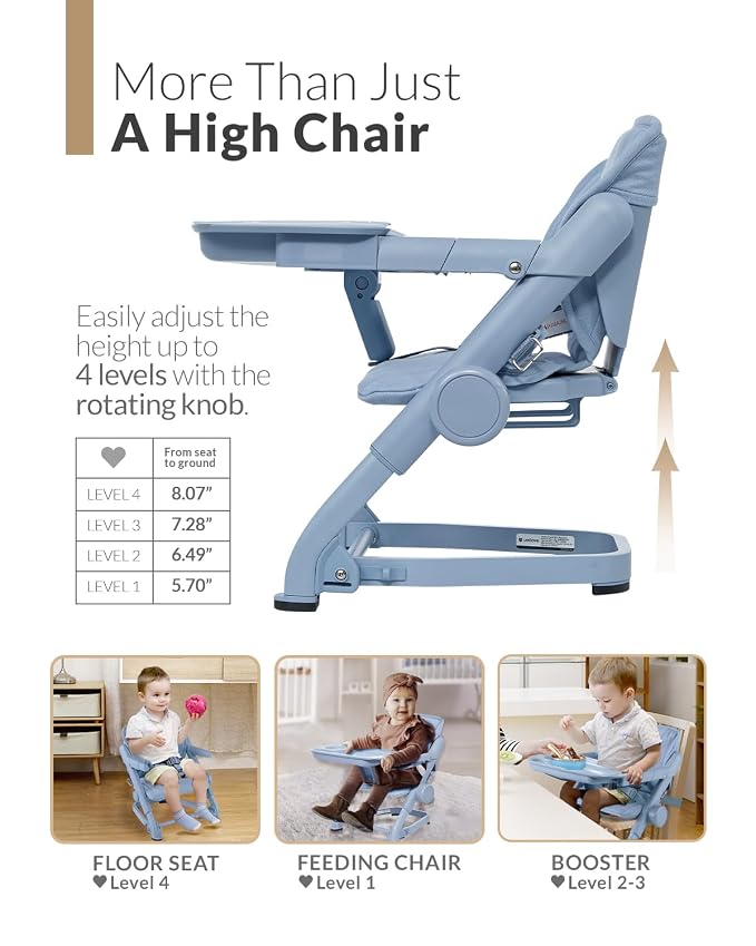 Feed Me 3-in-1 Travel High Chair Booster Seat - Image 2