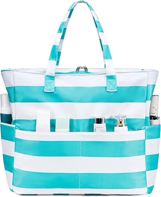 Beach Pool Bags Tote for Women Ladies Large Gym Tote Carry On Bag by BLUBOON