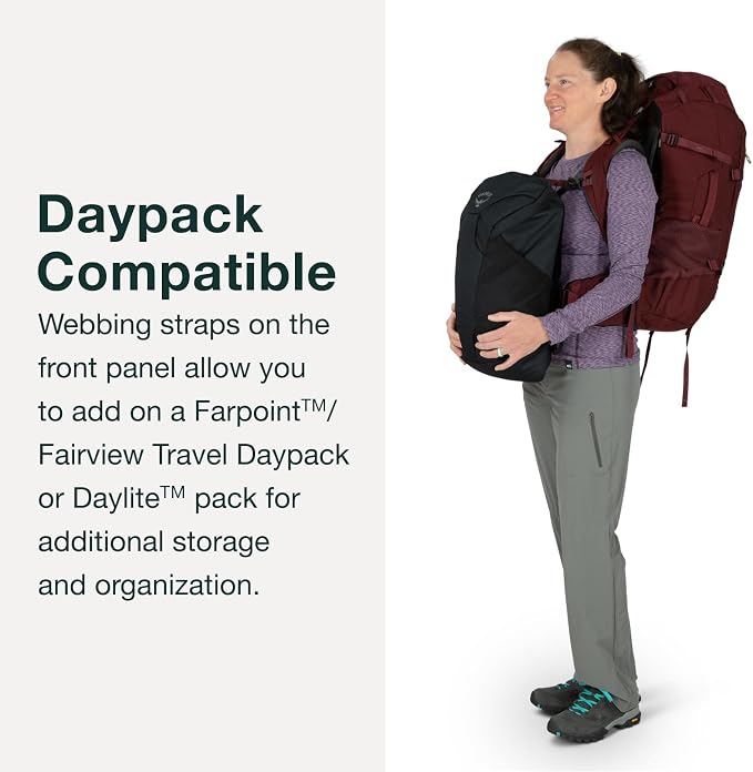 Osprey Fairview Trek 50L Women's Travel Backpack, Night Jungle Blue - Image 6