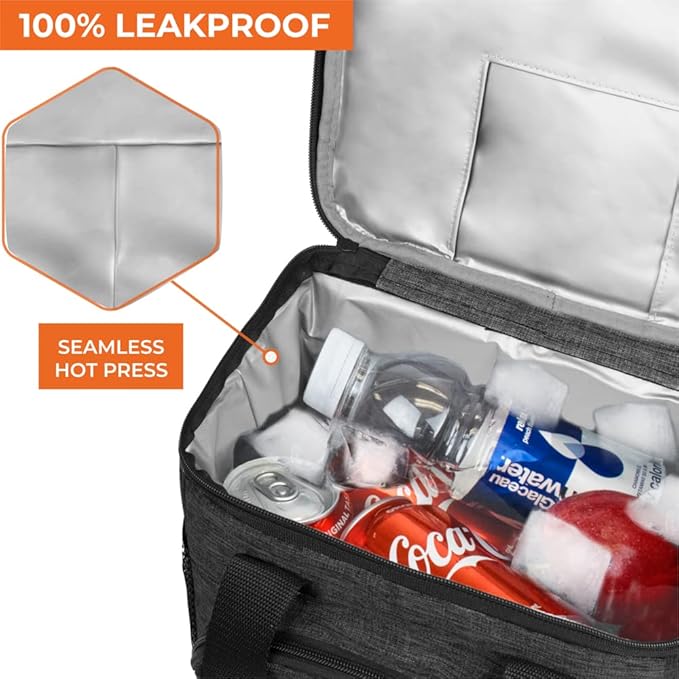 OPUX Soft Cooler Bag, Insulated Collapsible Lunch Cooler Bag - Image 7
