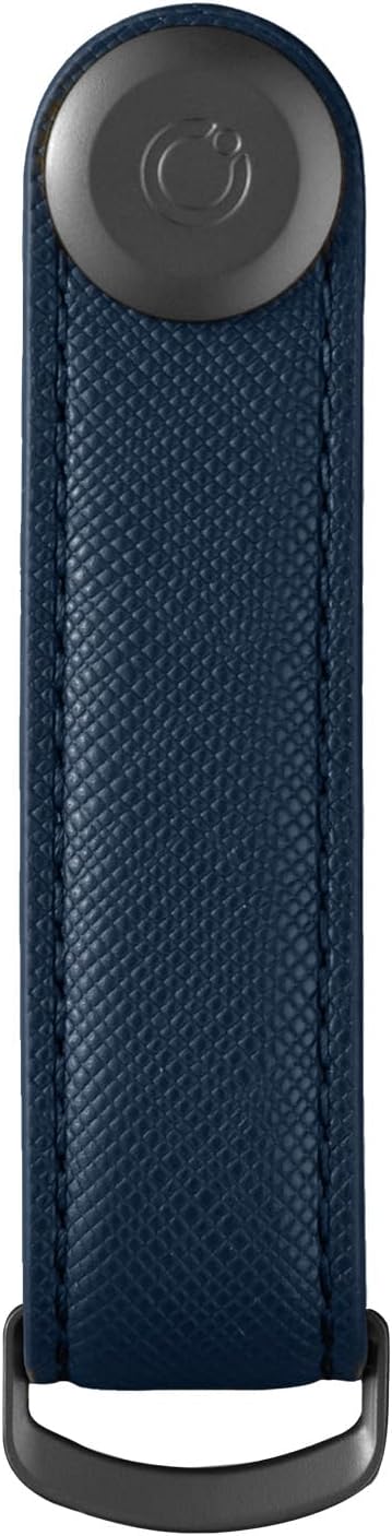 Orbitkey Saffiano Leather Key Organiser | Holds up to 7 keys, Oxford Navy - Image 6