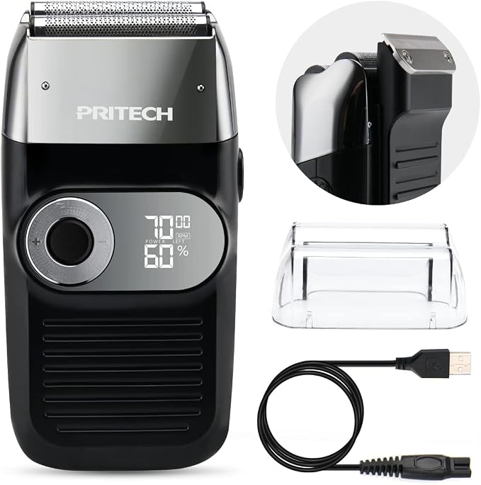 PRITECH Foil and Bald Shavers 2 in 1 Electric Shaver by PRITECH