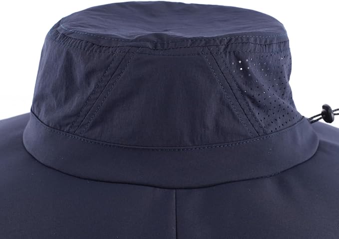 Home Prefer UPF 50+ Sun Hats for Men Women Foldable Wide Brim Fishing Hat Quick - Image 5