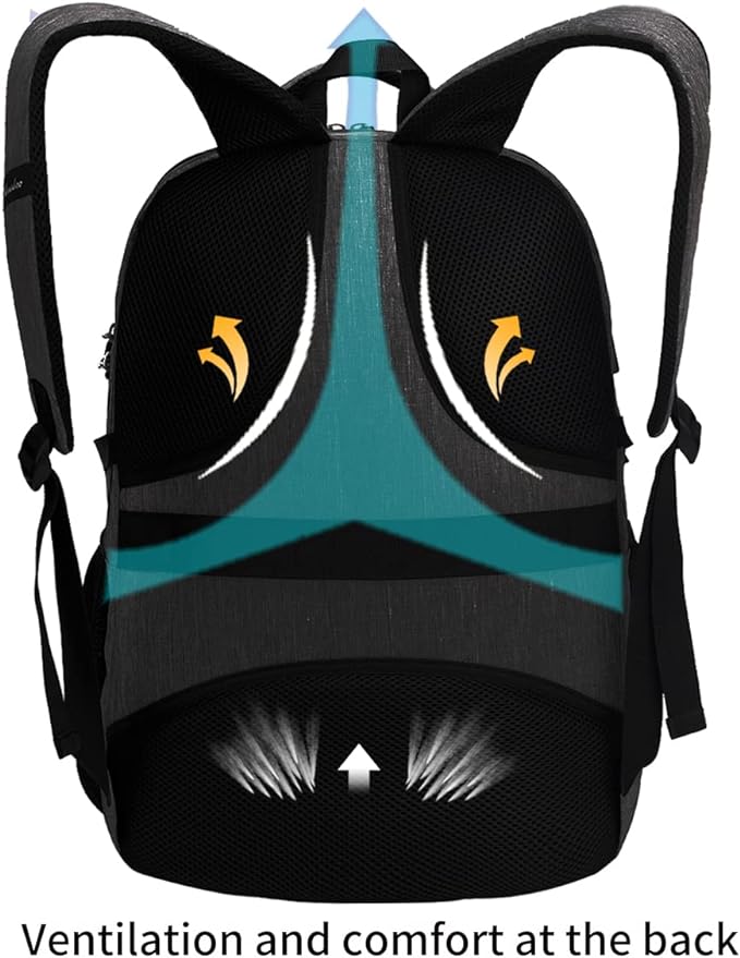 SHRRADOO Anti Theft Laptop Backpack Travel Backpacks - Image 7
