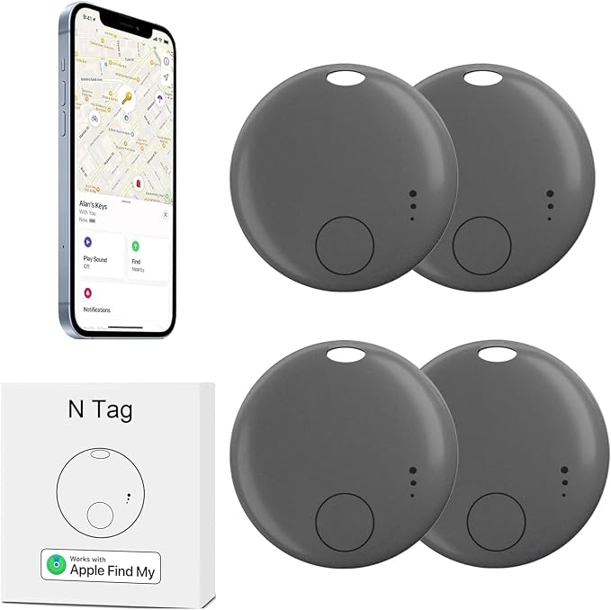 Air Tracker-4Pack, Smart Bluetooth Tracker, Item Finder Work by GLOBELEC