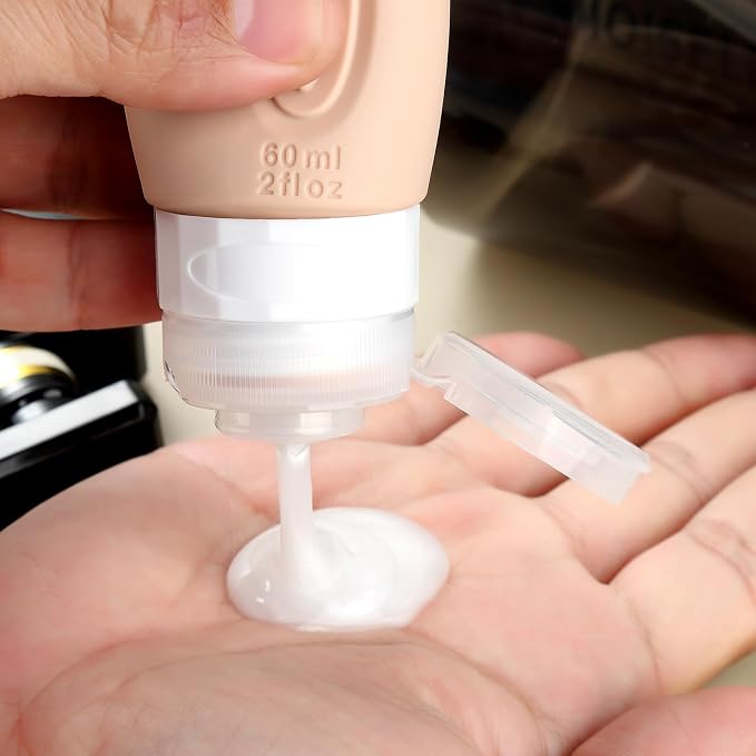 Travel Bottles for Toiletries, Tsa Approved 2oz Travel size Bottles, BPA Free - Image 4
