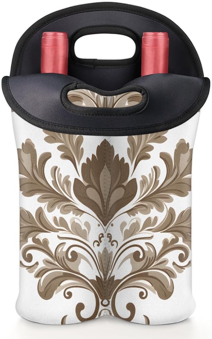 Neoprene Wine Tote, Bottle Carrier Gag Insulating Neoprene Thicker, Insulated - Image 5