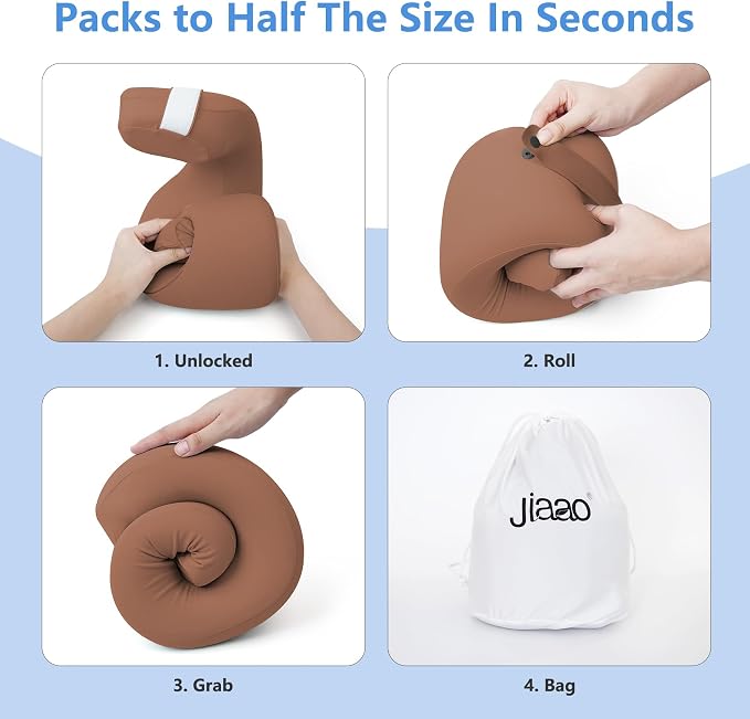 Travel Neck Pillow, Advanced Neck Support - Image 8