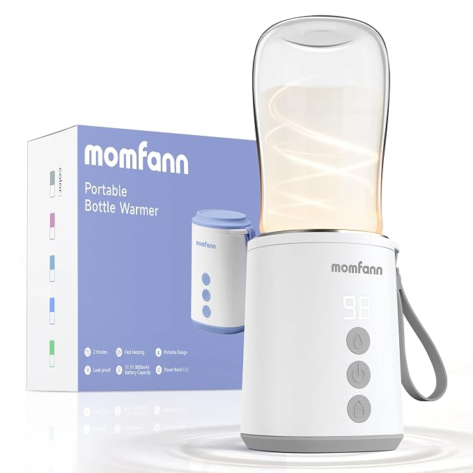 Portable Bottle Warmer, Travel Baby Bottle Warmer by momfann