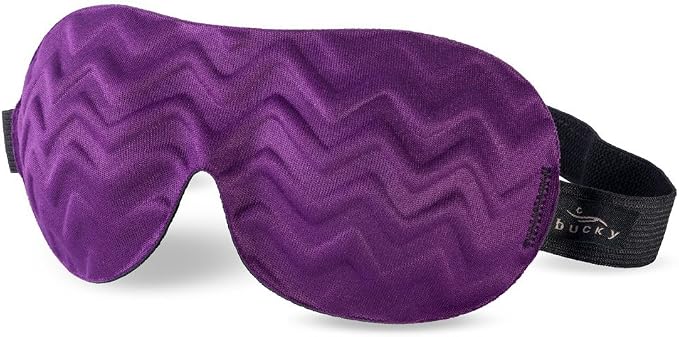 Bucky Ultralight Travel & Sleep Chevron Eye Mask, One Size by Bucky