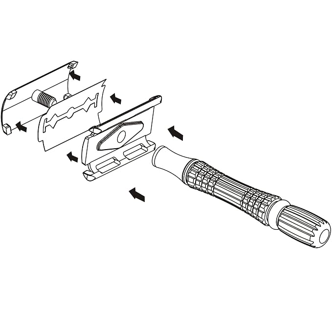 BAILI Classic 3-Piece Double Edge Safety Razor Wet Shaving - Image 5