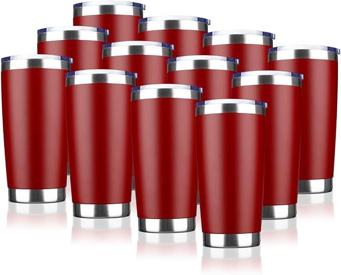 20oz Tumbler Bulk Stainless Steel Vacuum Insulated Tumblers by VisittheEcoMozz
