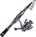 PLUSINNO Fishing Rod and Reel Combos, Bronze Warrior Toray 24-Ton Carbon Matrix by PLUSINNO