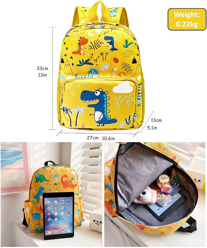POWOFUN13 inch Kids Toddler Preschool Travel Backpack Cute Cartoon Backpack - Image 2