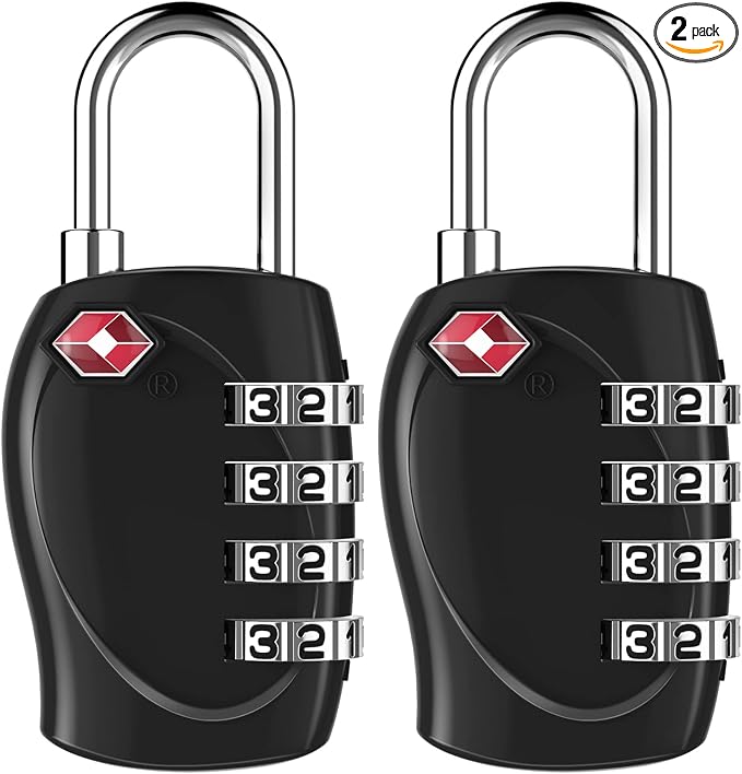 ZHEGE Luggage Locks TSA Approved, Zipper Locks by ZHEGE
