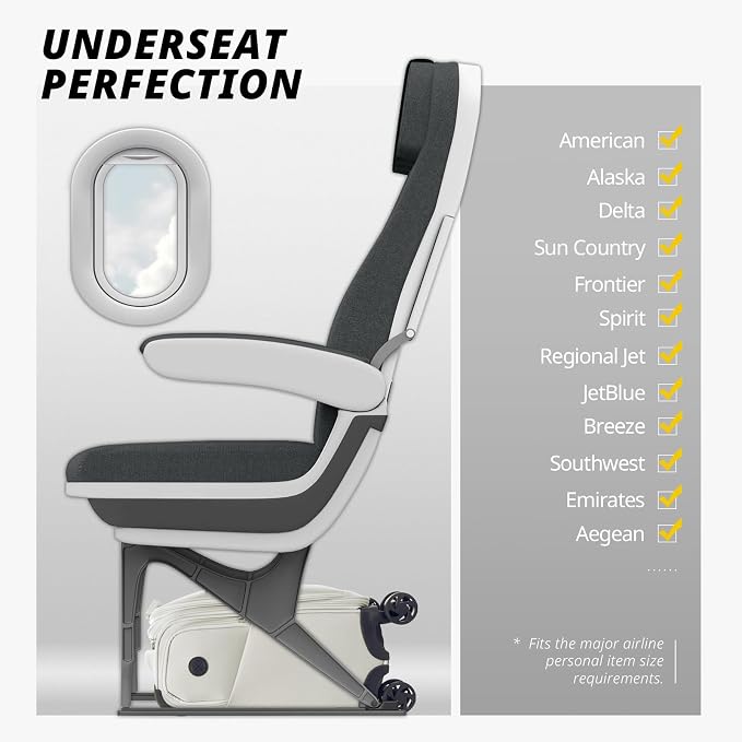 Verage Underseat Carry On Luggage - Image 3