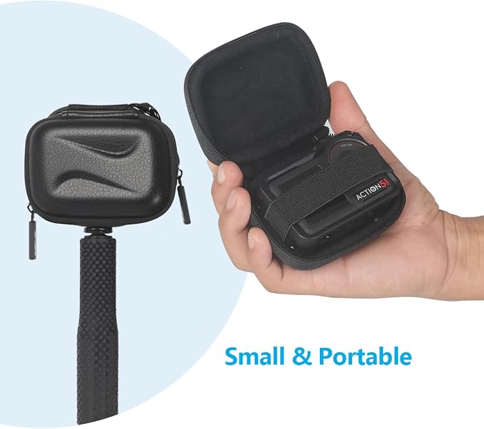 JSVER Mini Carrying Case for GoPro Hero 13/12/11/10/9/8/7/6/5/4/3, DJI Osmo - Image 2