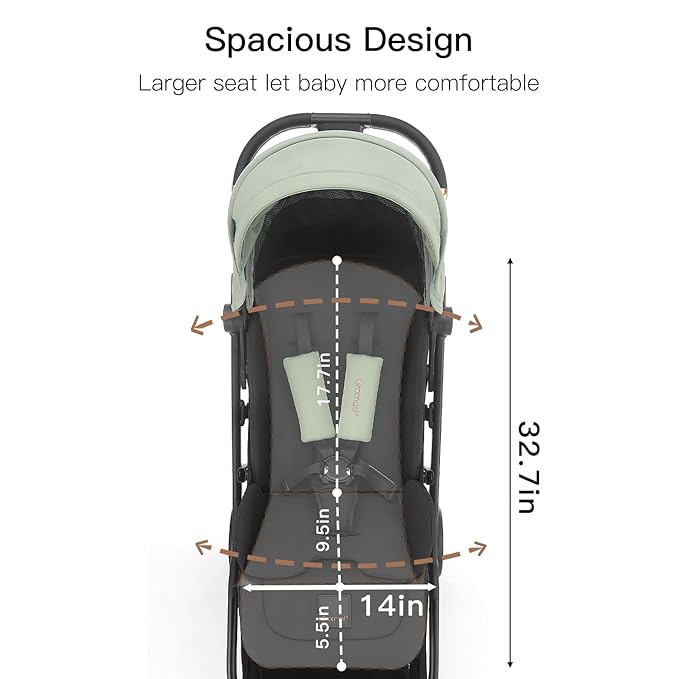 Gravity Folding Baby Stroller - Image 4