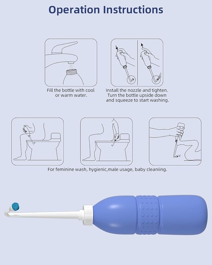 Hibbent Portable Bidet Sprayer and Travel Bidet - Image 5
