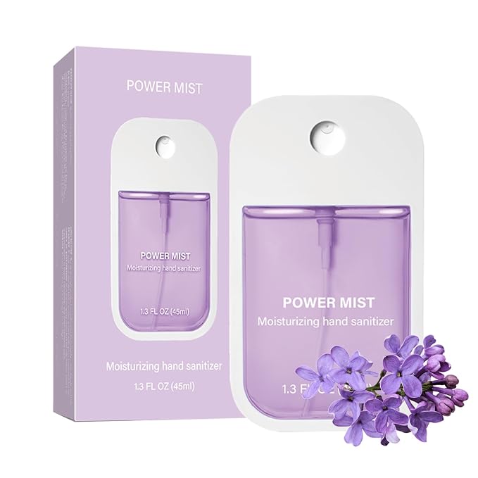 Power Mist Hydrating Hand Sanitizer Spray, Portable Travel-Size Hand Sanitizer by Unknown