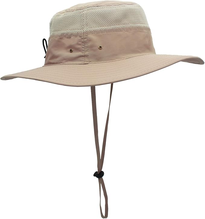Home Prefer UPF 50+ Men's Sun Hat Wide Brim Bucket Hat UV Protection Hat - Image 4