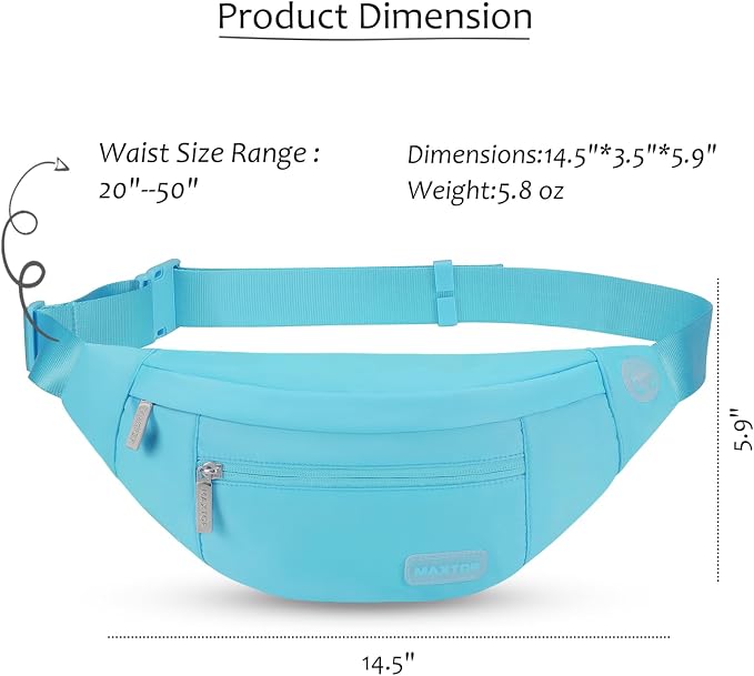MAXTOP Large Crossbody Fanny Pack - Image 5