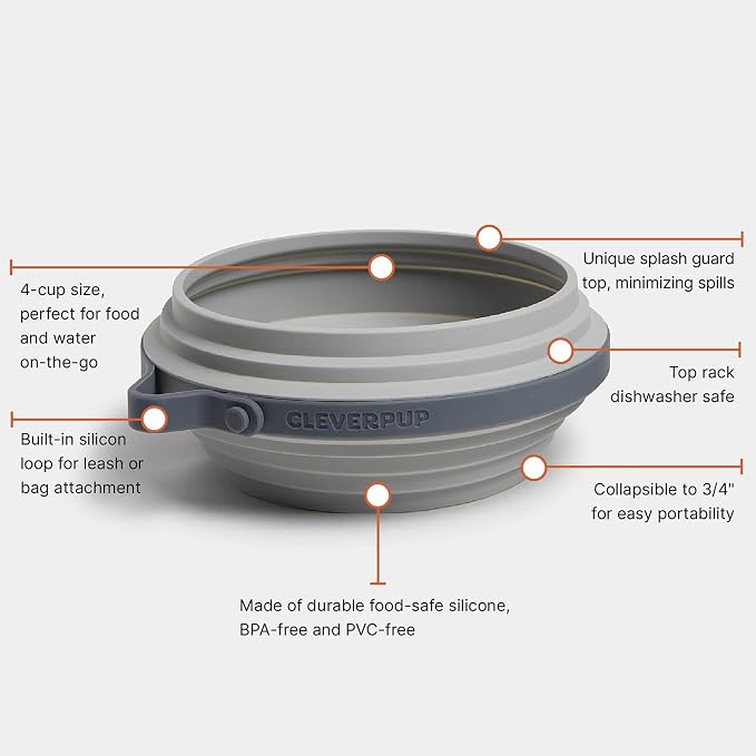 Nomad Large Collapsible Dog Bowl - Image 5