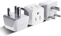 Ceptics US to India Plug Adapter works in Nepal, India Power Adapter, Dual USA by Ceptics